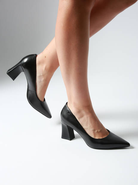 Pumps Met Hak Uit Leder Tamaris Zwart accessoires 43 ander zicht 1